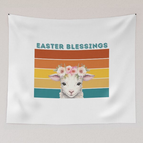 Item preview, Happy Easter From The Easter Blessing Lamb designed and sold by ebocraft.