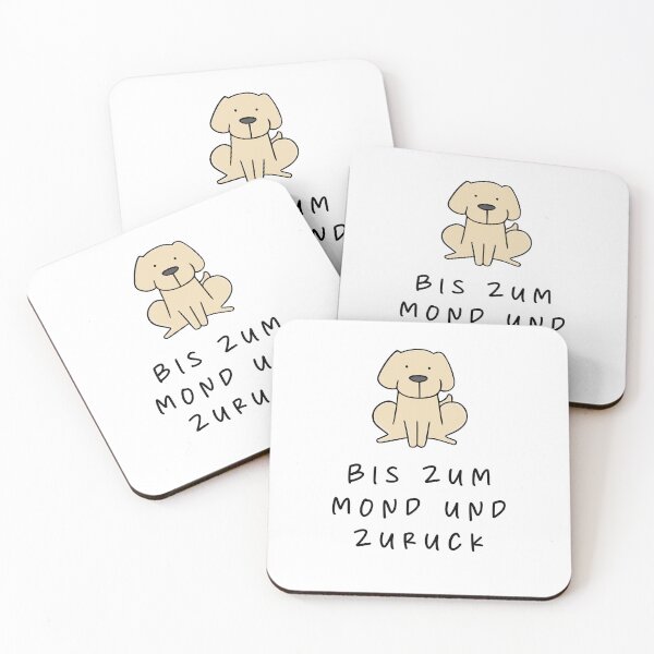 Artikelvorschau, Bis zum Mond und zurück | Hunde-Design-Illustration entworfen und verkauft von RM-Journey.