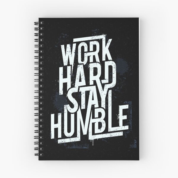 Item preview, Work Hard, Stay Humble: Typographic White Design for Motivation designed and sold by DigitalGraphic1.
