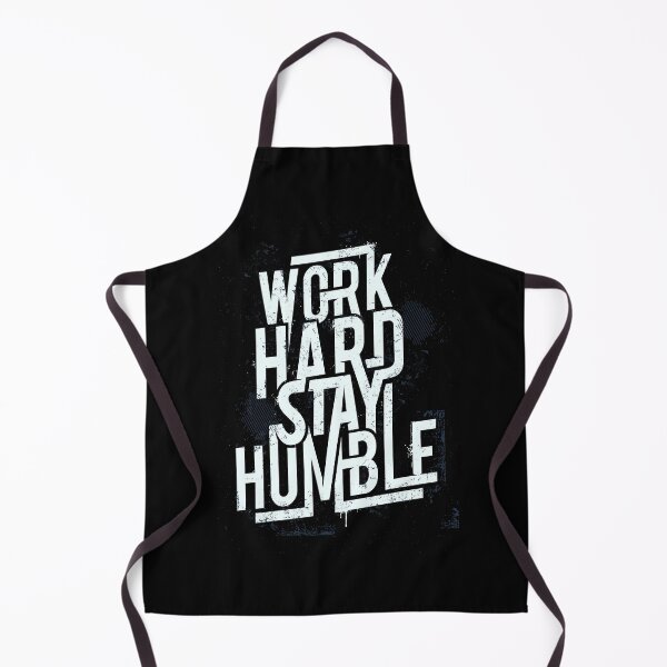 Item preview, Work Hard, Stay Humble: Typographic White Design for Motivation designed and sold by DigitalGraphic1.