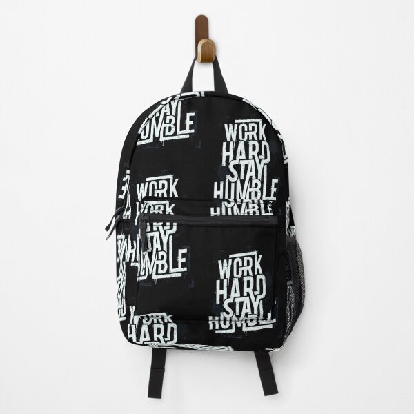 Item preview, Work Hard, Stay Humble: Typographic White Design for Motivation designed and sold by DigitalGraphic1.