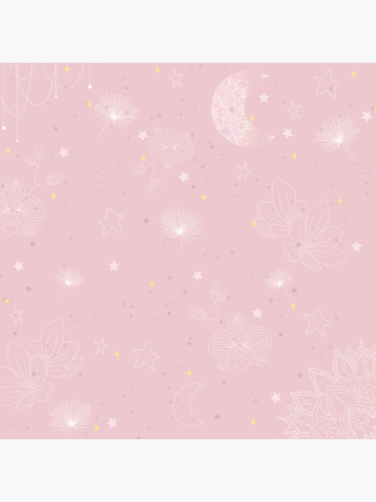 Aperçu 4 sur 4. Coussin avec l'œuvre Ambiance ciel rose magique créée et vendue par Pilou-Pixel.