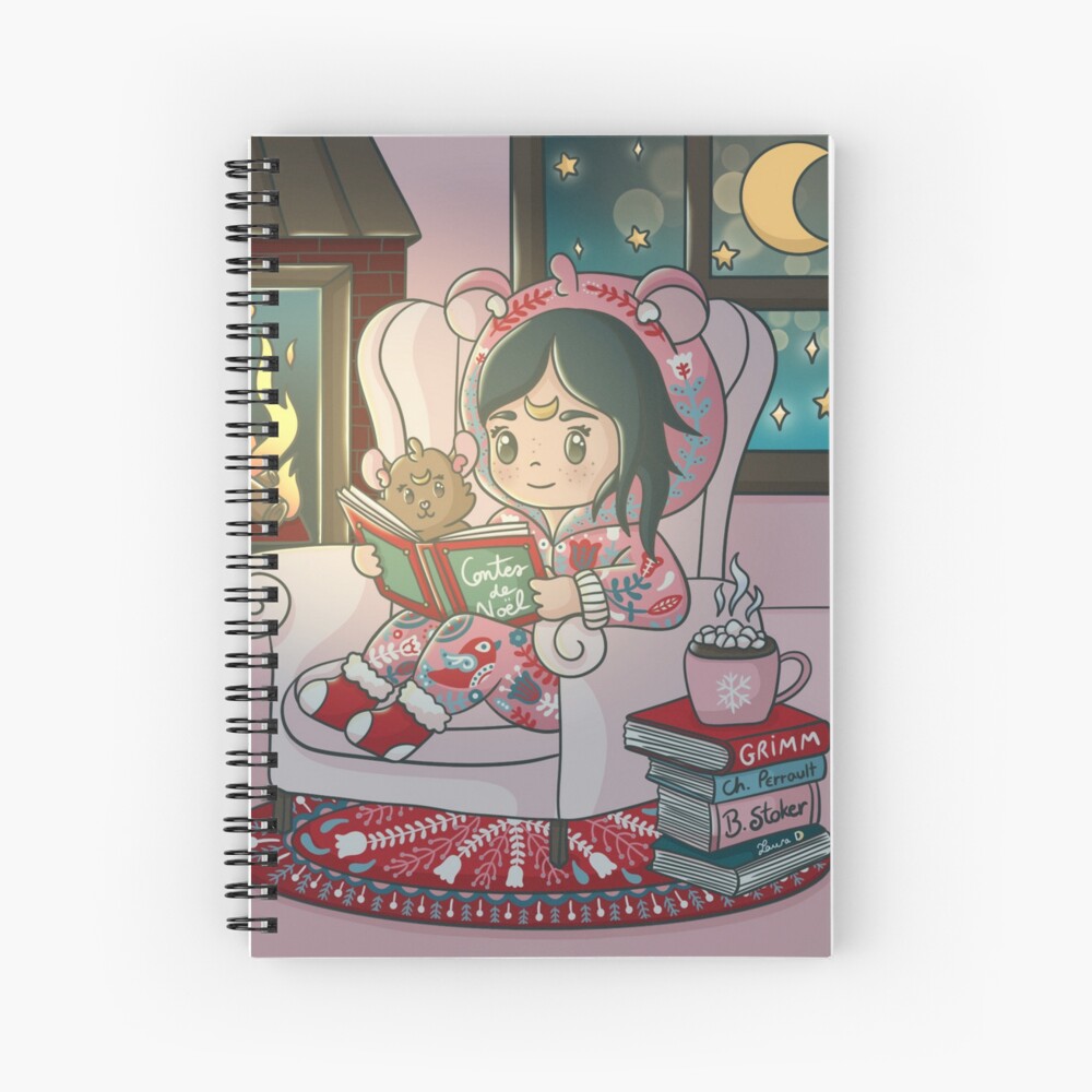 Item preview, Spiral Notebook designed and sold by Pilou-Pixel.