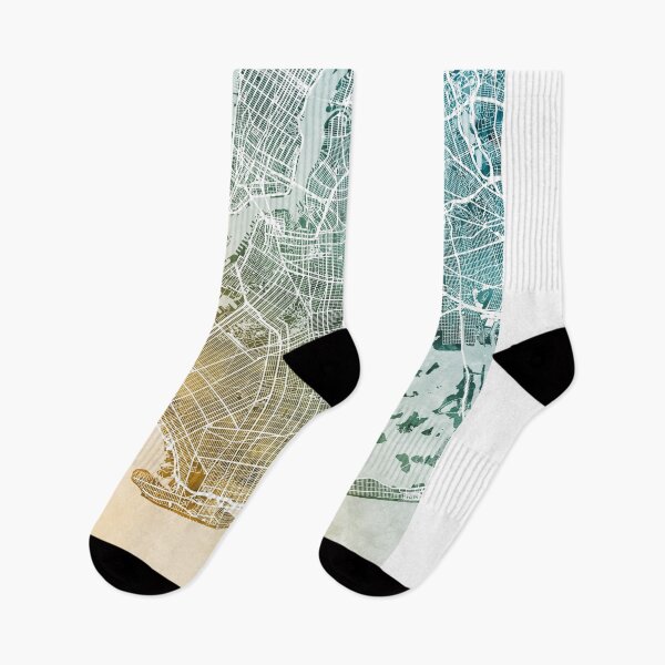 Item preview, Brooklyn New York City Street Map designed and sold by ArtPrints.