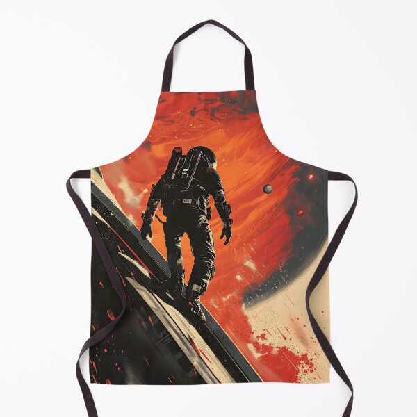 Item preview, Trouble at Space - Vintage Poster Style - Sci-Fi designed and sold by Fenay Designs.