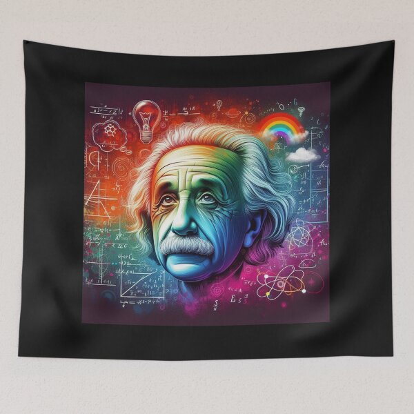 Item preview,  Albert Einstein designed and sold by sevenmountains.