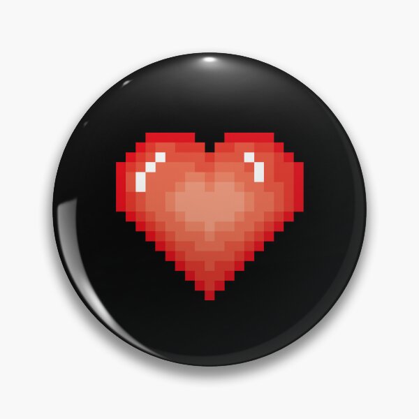 Artikelvorschau, Pixel-Herzfigur (schwarz) für das PINit-Brettspiel entworfen und verkauft von D-Vogt-Grafik.