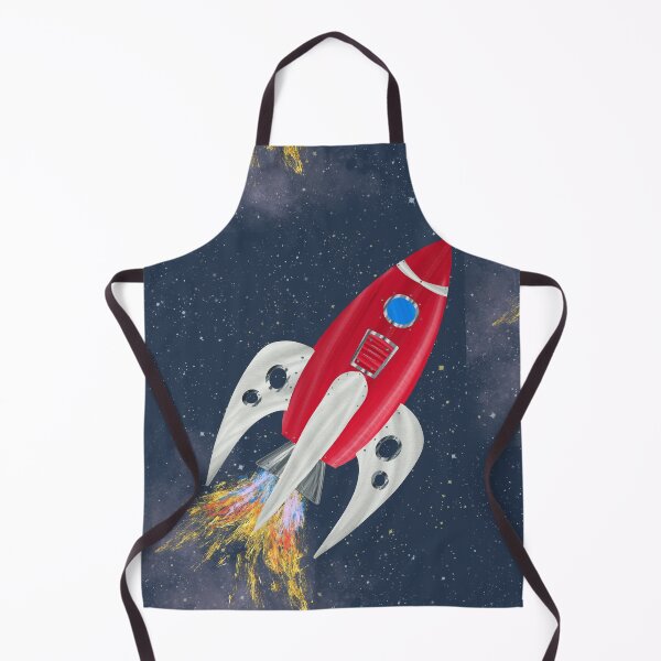 Item preview, Vintage Toy Rocket designed and sold by AdriaCaps Art & Design.