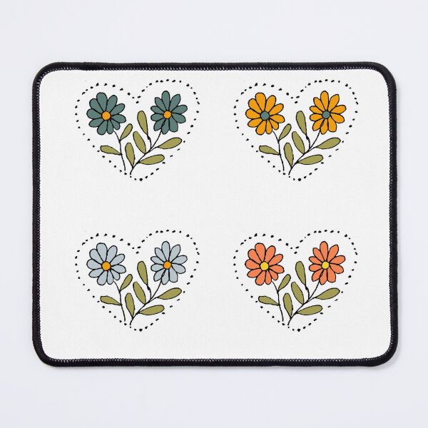 Item preview, Cute flower hearts colorful set designed and sold by BALCONYDOORS.