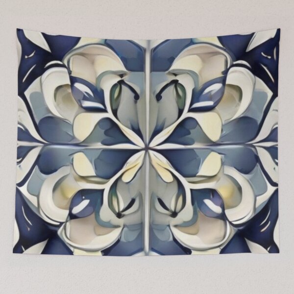 Item preview, Blue Abstract Pattern designed and sold by ArtsyWishy.