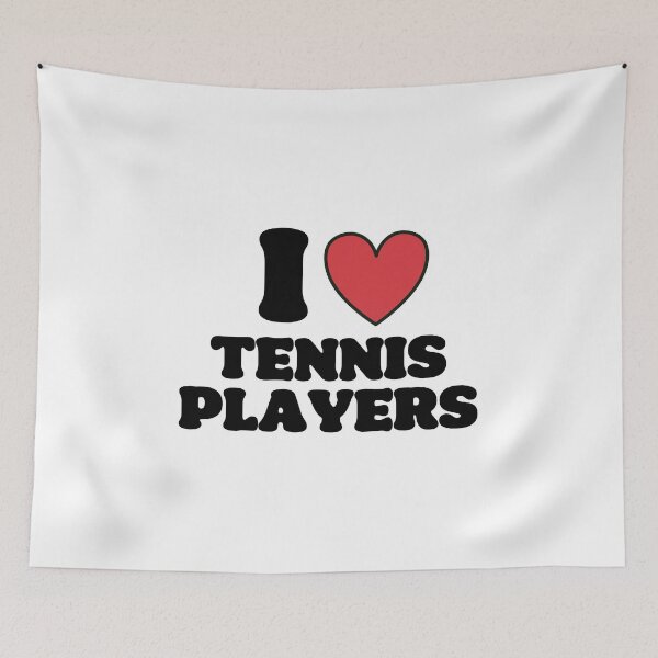 Artikelvorschau, I Love Tennis Players entworfen und verkauft von OscarAndOphelia.