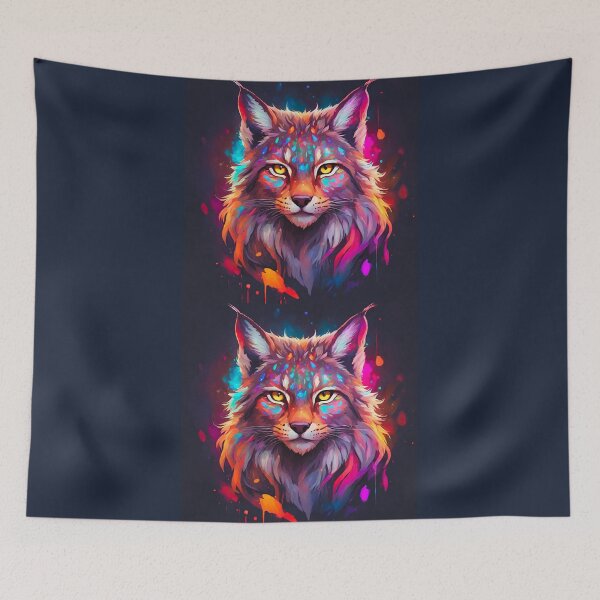 Item preview, Rainbow Feline: Mystical Cat designed and sold by Aurorartsprint.