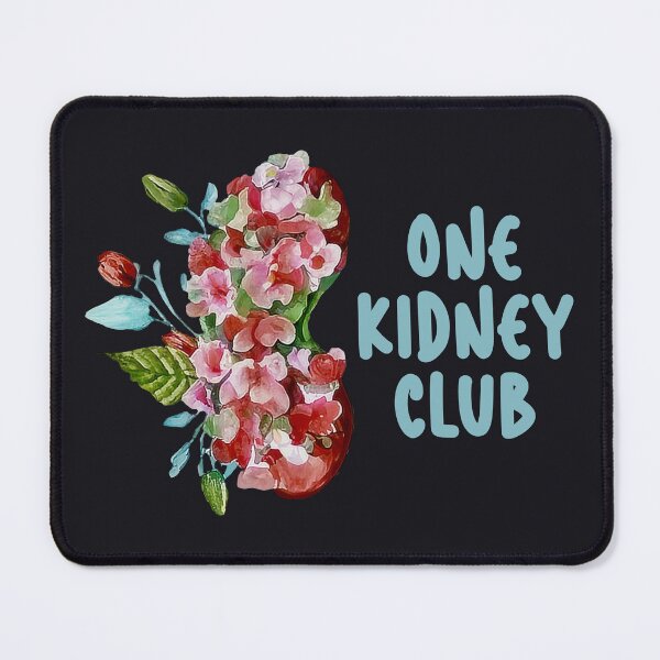 Item preview, One Kidney Club - Floral kidney Art designed and sold by EmeraldeaArt.