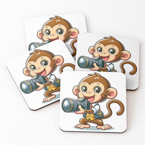 Item preview, Monkey Shutterbug designed and sold by TinyTailsGalery.