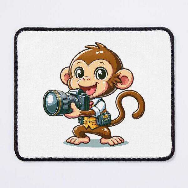 Item preview, Monkey Shutterbug designed and sold by TinyTailsGalery.