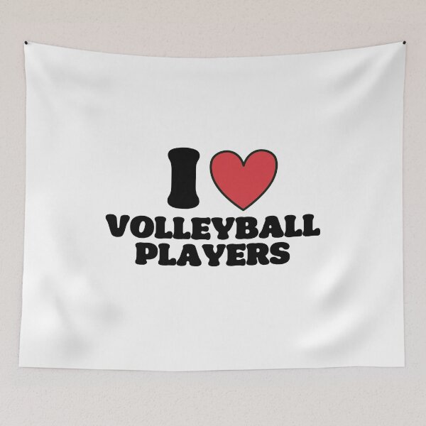 Artikelvorschau, I Love Volleyball Players entworfen und verkauft von OscarAndOphelia.