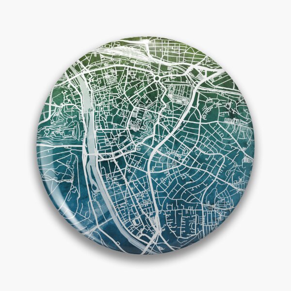 Item preview, Würzburg Germany City Map designed and sold by ArtPrints.