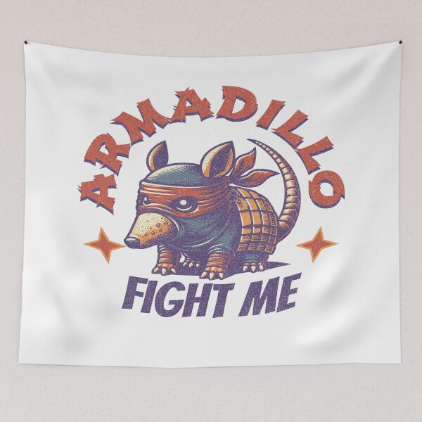Item preview, armadillo fight me cool fighter  designed and sold by dimaxstore.