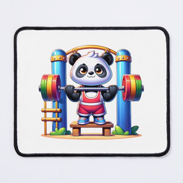 Item preview, Panda power lifter designed and sold by TinyTailsGalery.