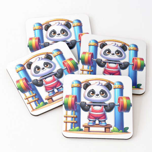 Item preview, Panda power lifter designed and sold by TinyTailsGalery.