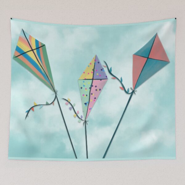 Item preview, Vintage Toy Kites designed and sold by AdriaCaps Art & Design.