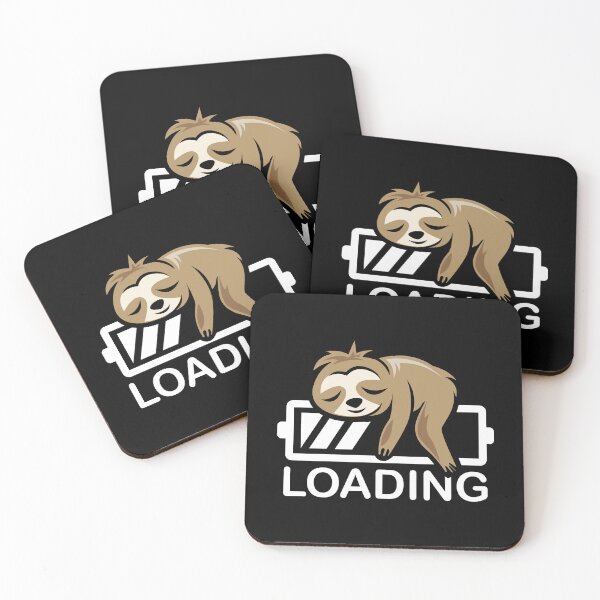 Item preview, Sloth funny loading sleep relax motivation symbol comic cartoon designed and sold by AndreMi.