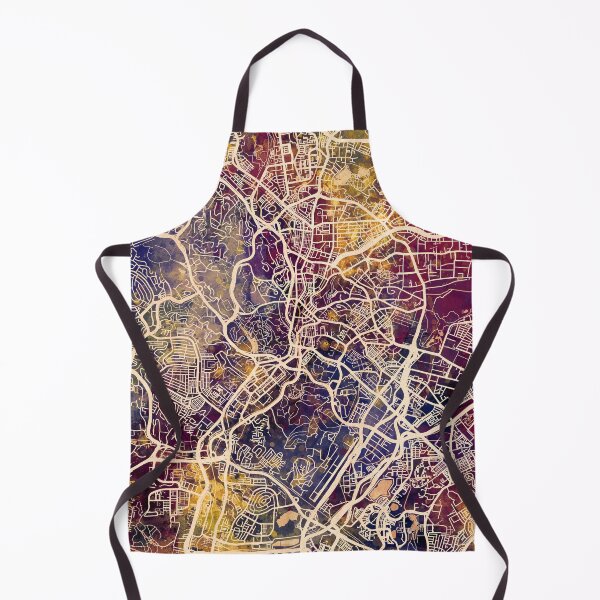 Item preview, Kuala Lumpur Malaysia City Map designed and sold by ArtPrints.