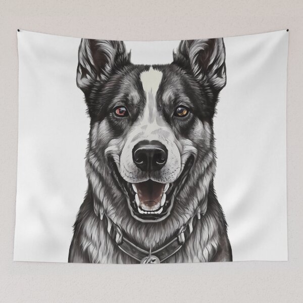 Item preview, Smiling dog designed and sold by M-Y-A-R-T-.