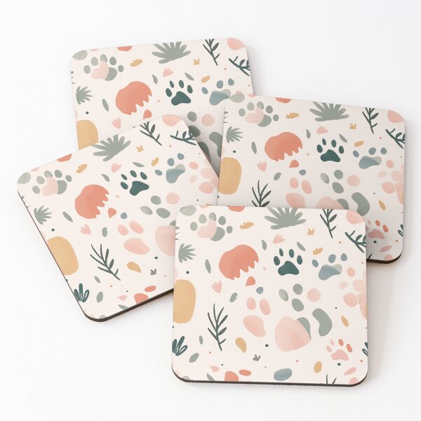 Item preview, Cat footprints pattern designed and sold by TrPatternLab.