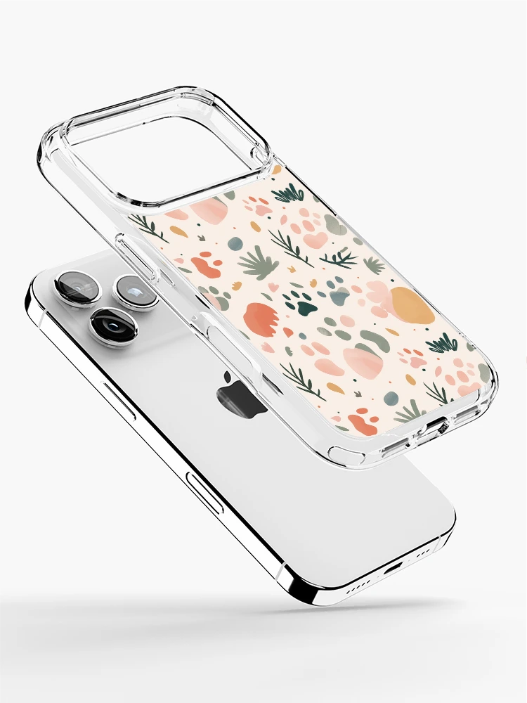 Thumbnail 2 of 5, iPhone Case, Cat footprints pattern designed and sold by TrPatternLab.