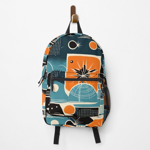 Item preview, Atomic Orange and blue designed and sold by Joanne Walsh.