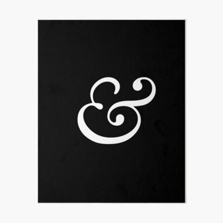 Pin by Tara Breckell on Print, typograph & stencils  Fashion wall art,  Black and white prints, Ampersand