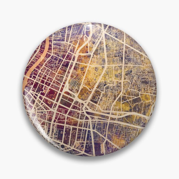 Item preview, Bangkok Thailand City Map designed and sold by ArtPrints.