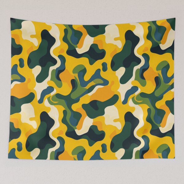 Item preview, Yellow Forest Camouflage designed and sold by SleepyShadow01.