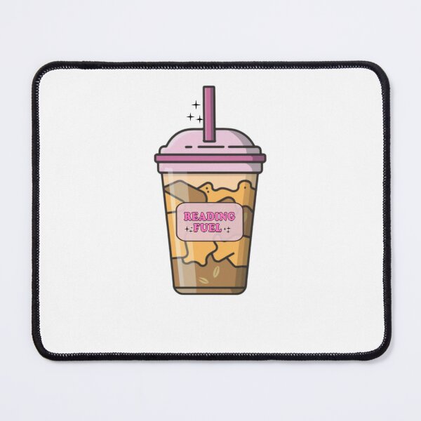 Item preview, Coffee Is My Reading Fuel Bookish Aesthetic Pastel Pink designed and sold by artzaka.