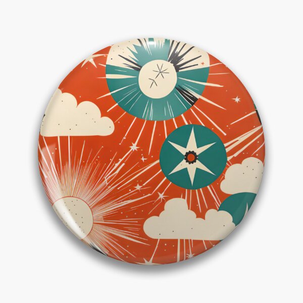 Item preview, Atomic red and teal designed and sold by Joanne Walsh.