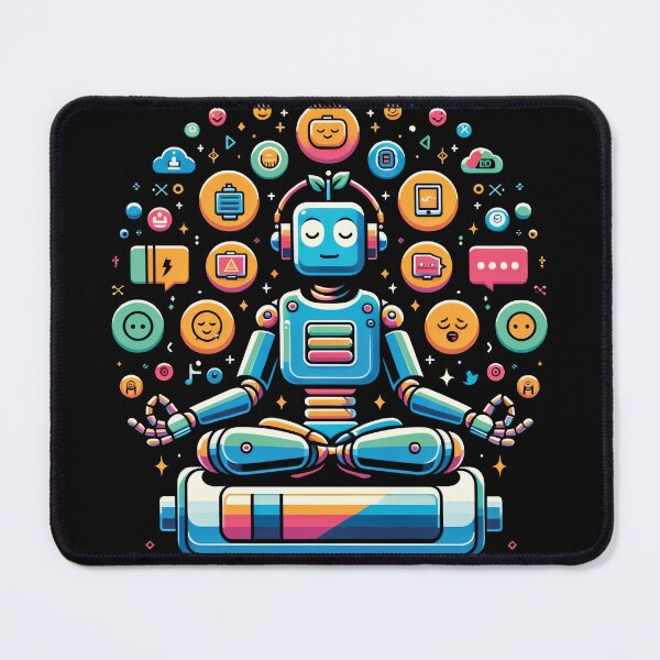 Item preview, Zen Robot - Digital Meditation Humor designed and sold by Andrew Lomax.