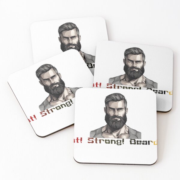 Item preview, Hot, strong with a beard designed and sold by Erik Visnievskij.