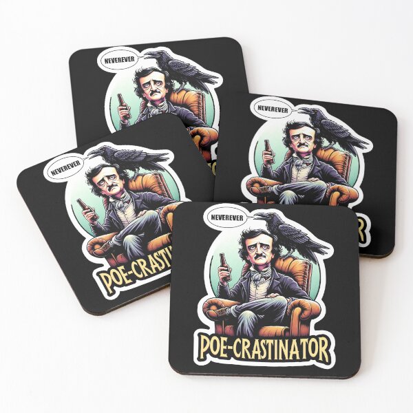 Artikelvorschau, Edgar Allan Poe Lustiger Poe-Crastinator entworfen und verkauft von PoeandCoLit.