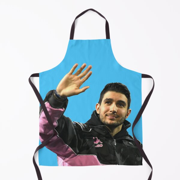 Item preview, Esteban Ocon F1 Driver in Black Jacket Waving Alpine F1 Team Pierre Gasly designed and sold by FormulaGTee1.