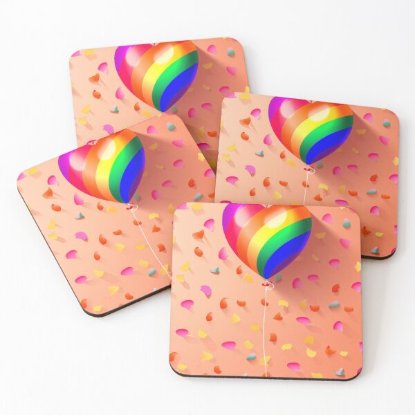 Item preview, Illustration of a heart in the rainbow colors celebrating the diversity of the LGBT community designed and sold by JuanmaLW.