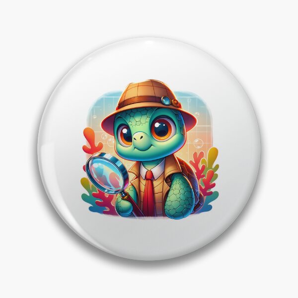 Item preview, Turtle Sleuth designed and sold by TinyTailsGalery.