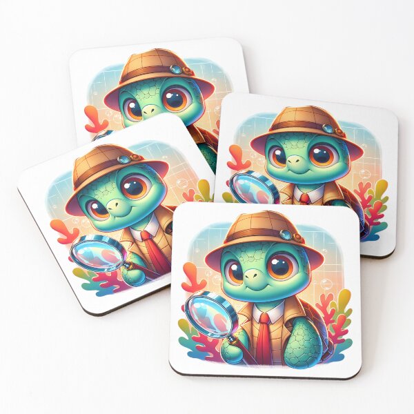 Item preview, Turtle Sleuth designed and sold by TinyTailsGalery.