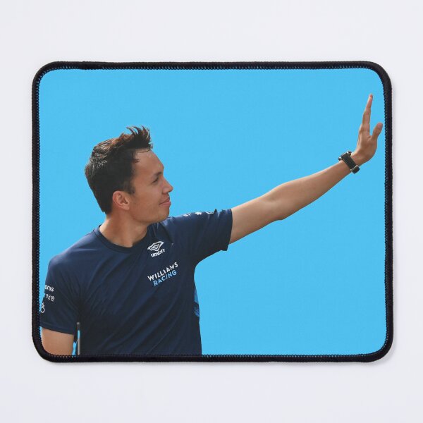 Item preview, Alex Albon F1 Driver Waving Williams F1 Team Logan Sargeant Teammate designed and sold by FormulaGTee1.