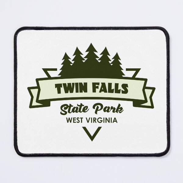 Item preview, Twin Falls State Park West Virginia Trees And Ribbon designed and sold by bivenart.