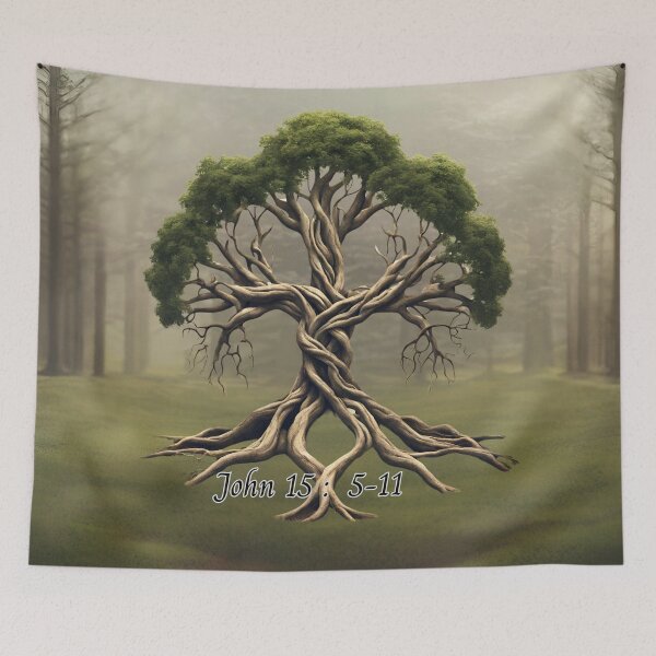 Item preview, John 15:5-11 With Background II designed and sold by NDMDesignStudio.