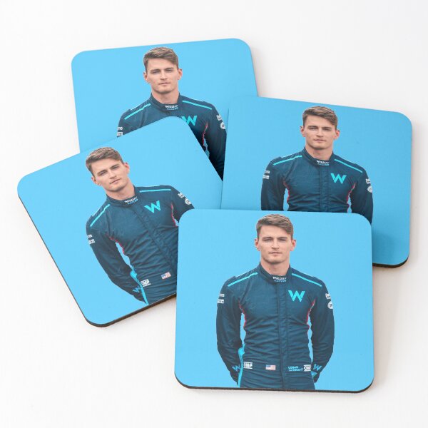 Item preview, Logan Sargeant F1 Driver in Blue Race Suit Williams F1 Team Alex Albon designed and sold by FormulaGTee1.