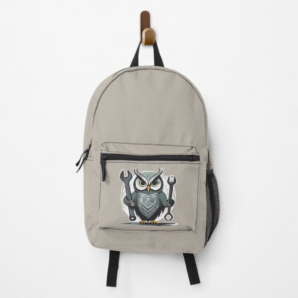 Item preview, owl holding a Wrench, T Shirts for Men designed and sold by Firas Aljazzar.