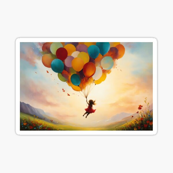 Vibrant Echoes: A Choreographic Symphony of Color Sticker