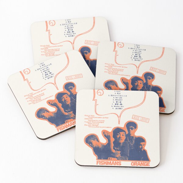 Item preview, Fishmans - Orange | Album Card (Black) designed and sold by theoralcollage.
